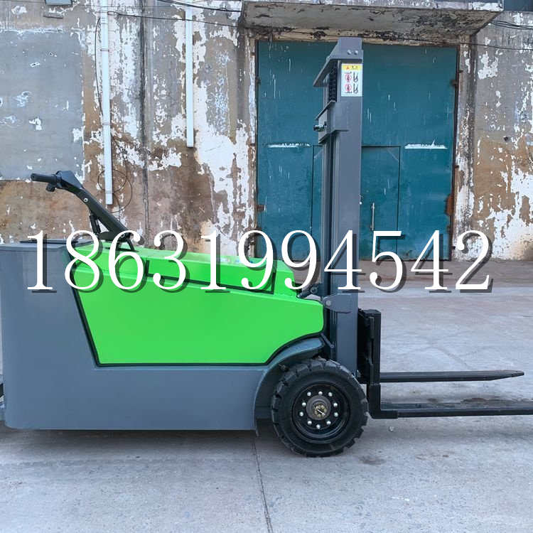 站前区小型电动叉车1吨2吨步行站驾式电瓶堆高充电装卸车液压升降车铲车